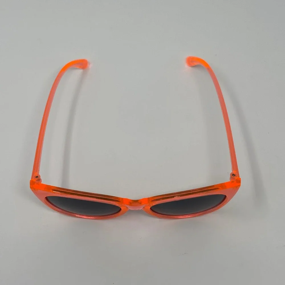 Cat Eye‎ Sunglasses Girls One Size Orange Neon Retro Summer Beach